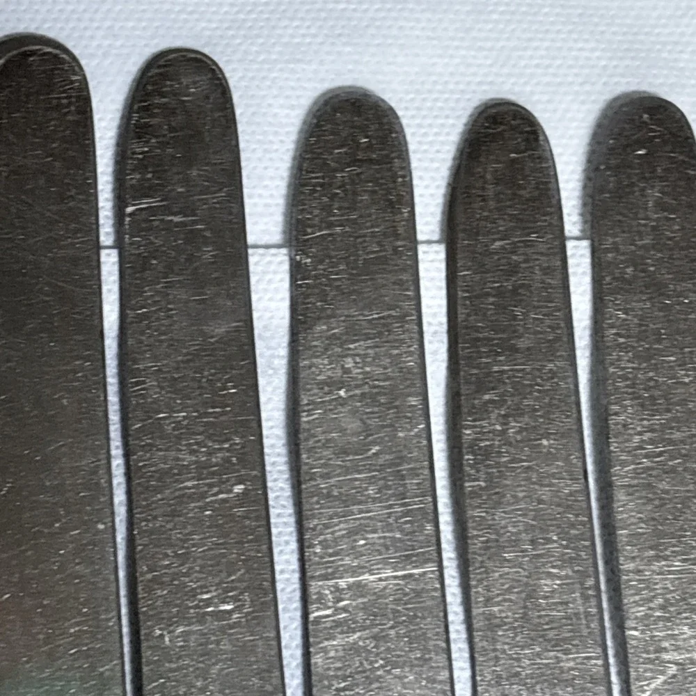 6 Louis XVI Atq Oneida Community Plate Silver Plated Dinner Knifes No Monogram